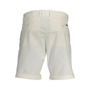 Gant White Cotton Bermuda Men's Shorts